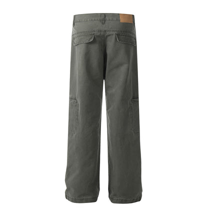 Wash water to make loose denim pants