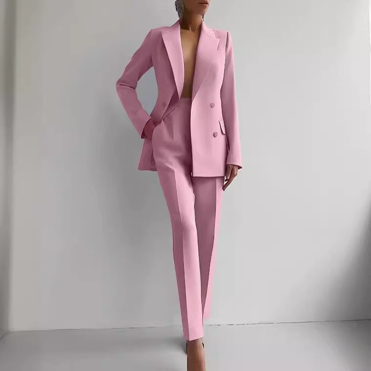 Elegante damespak in zakelijke stijl