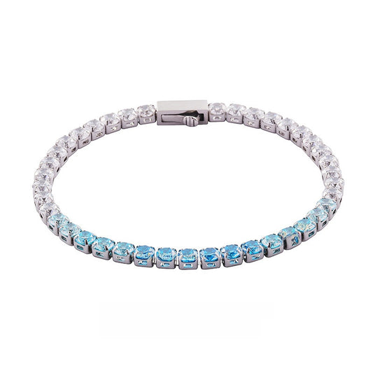 Tennisarmband bezet met diamanten