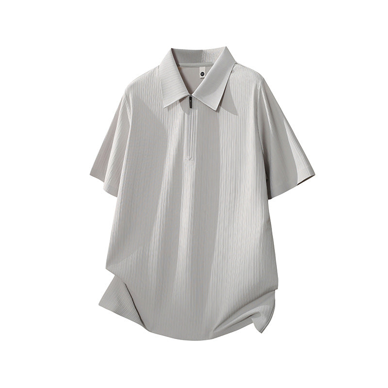 Flip Collar Men's Polo Shirt