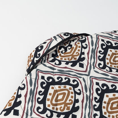 Printed cotton jacket