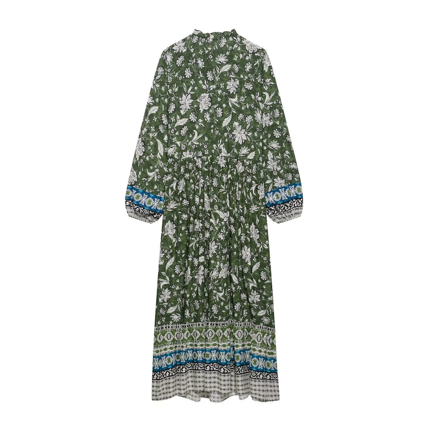Loose printed MIDI dress