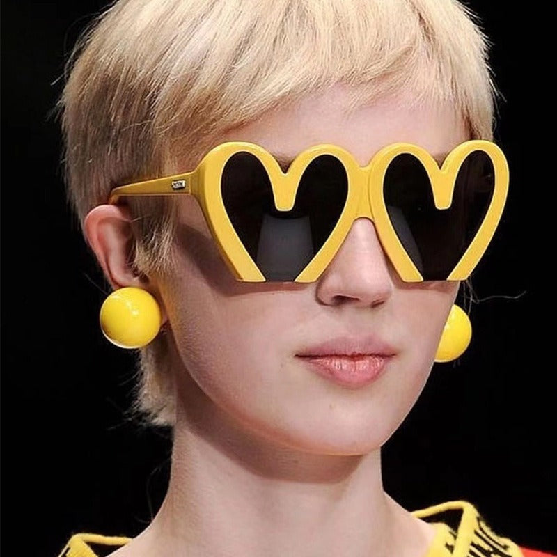 Designer INS grappige liefde zonnebril