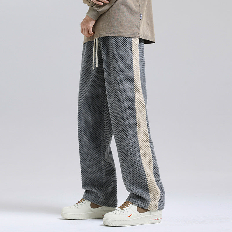 Men's Loose Straight Trendy Casual Sports Trousers