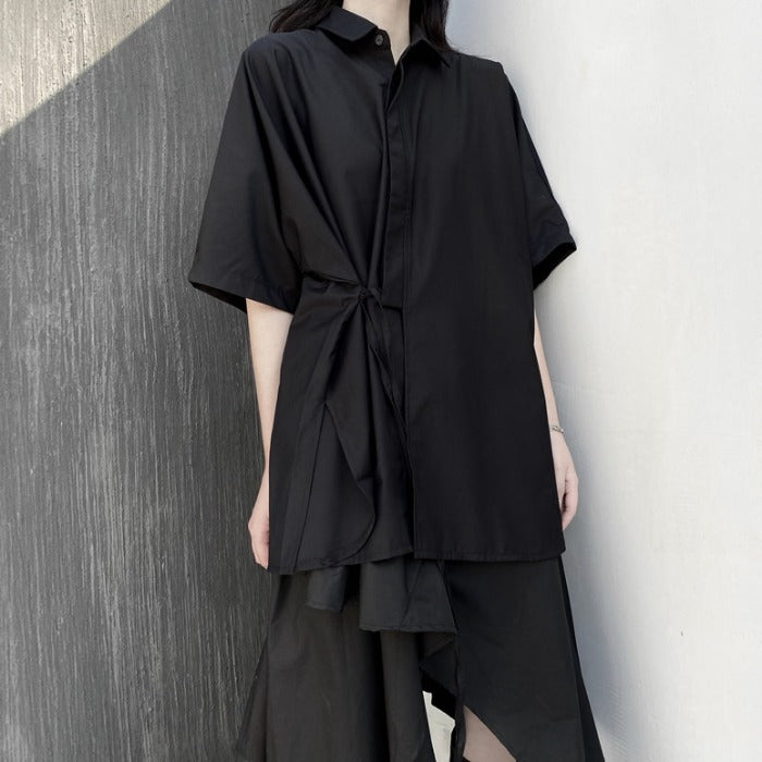 Summer new versatile short sleeved shirt t-shirt