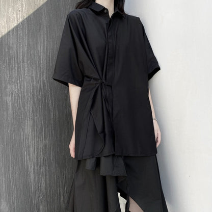 Summer new versatile short sleeved shirt t-shirt