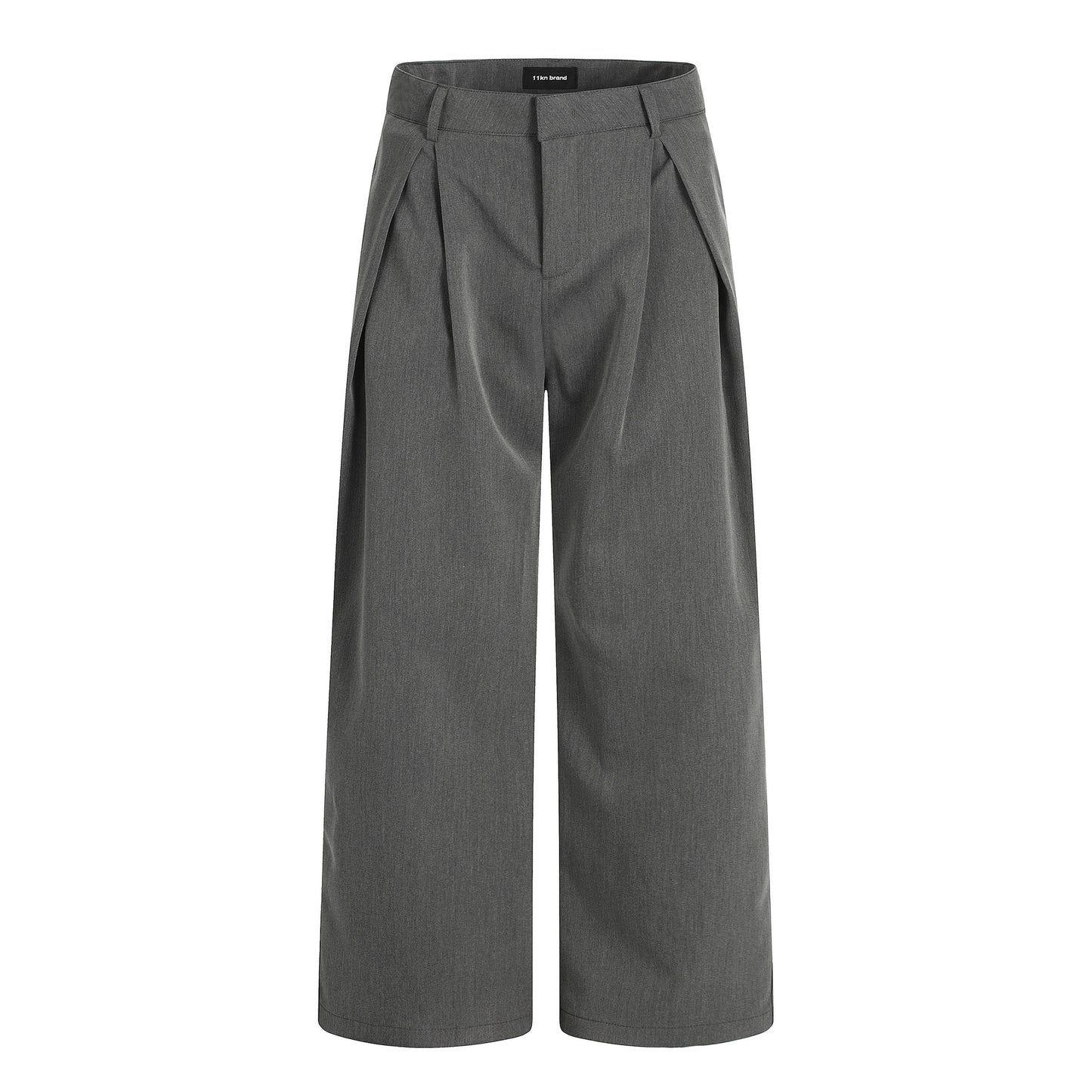 Wide-leg casual trousers
