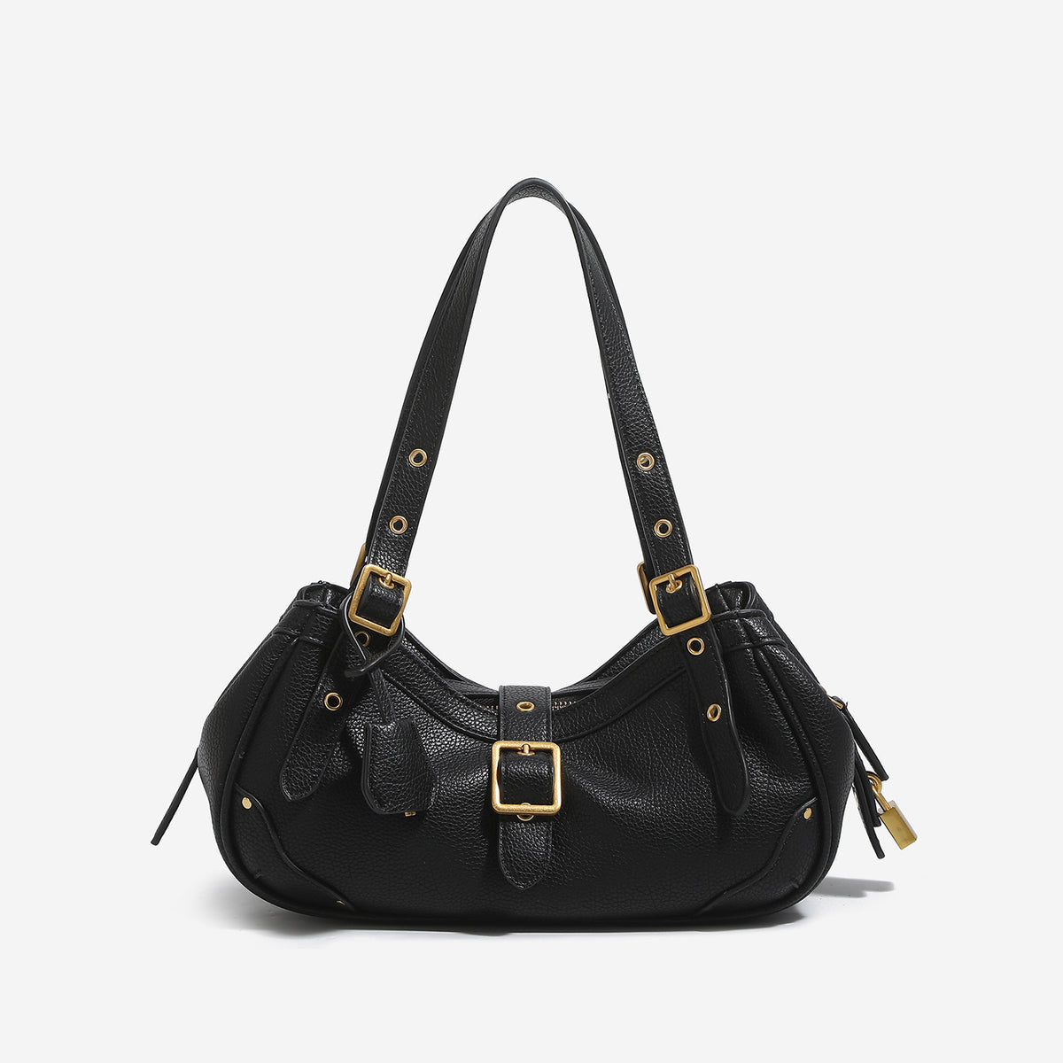 Retro Cowhide Saddle Shoulder Bag
