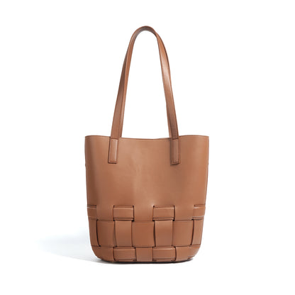 Woven Cowhide Tote Bag