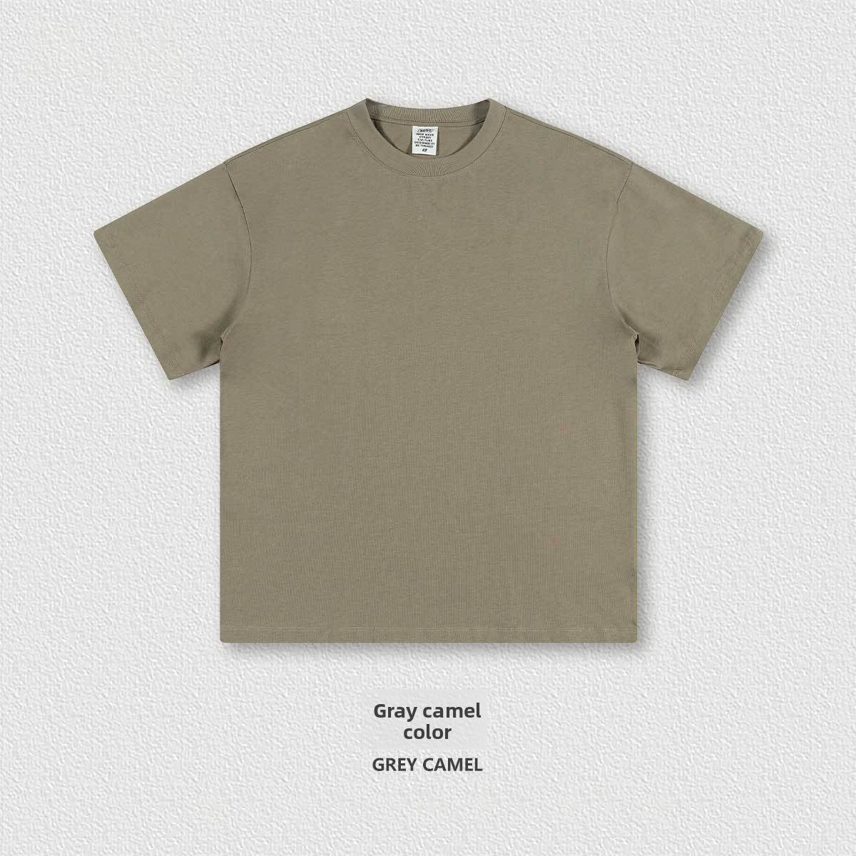 American-Style Small-Neck Short-Sleeve T-Shirt for Men