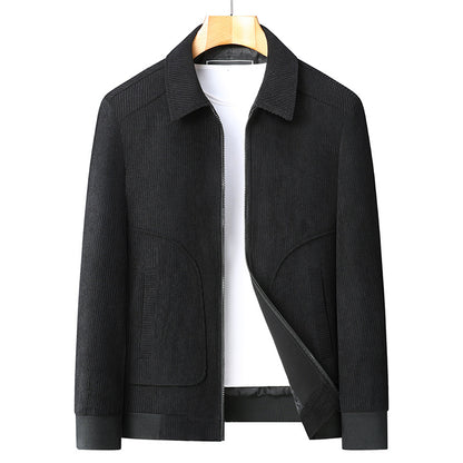Mens Plus Size Corduroy Jacket