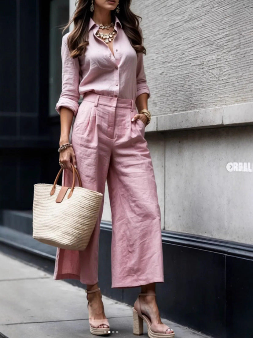 Elegant Women's Casual Suit Set