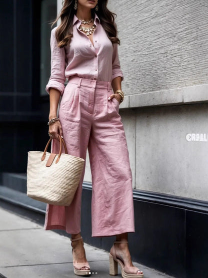 Elegant Women's Casual Suit Set