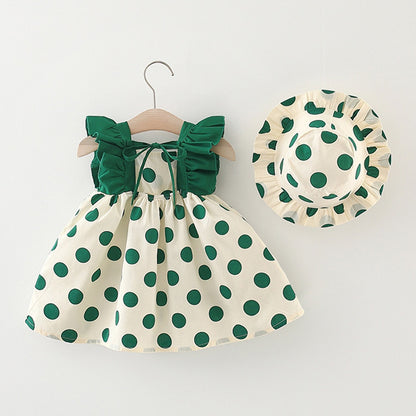 Girls Floral Summer Cotton Dress