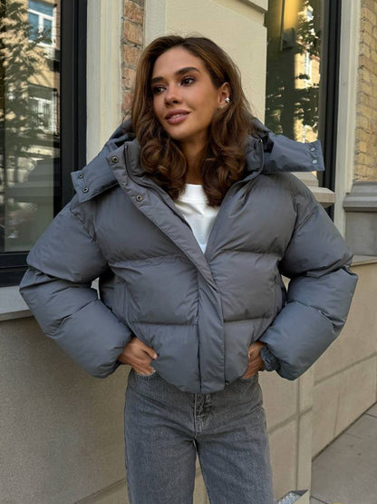Womens Hooded Cotton Jacket