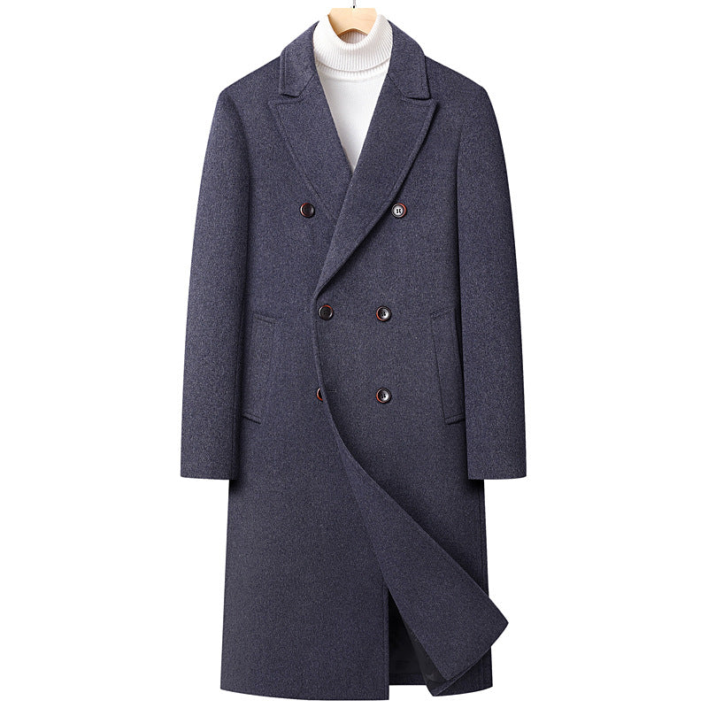 Double Breasted Wool Overcoat