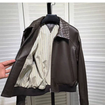 Womens Sheepskin Leather Jacket