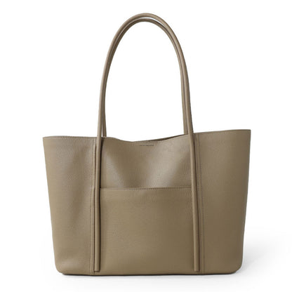 Togo Cowhide Large Capacity Tote Bag