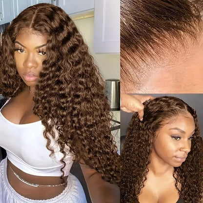 Long Curly Synthetic Lace Front Wig