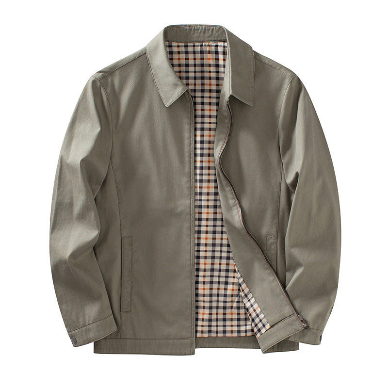 Mens Cotton Business Casual Jacket