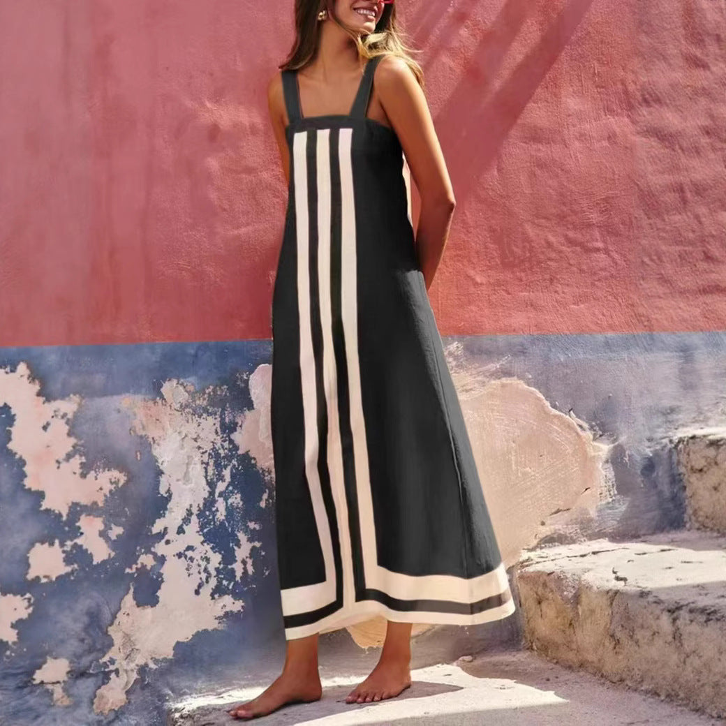 Casual en comfortabele jurk in vakantiestijl verschillende opties