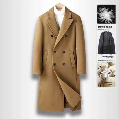 Double Breasted Wool Overcoat