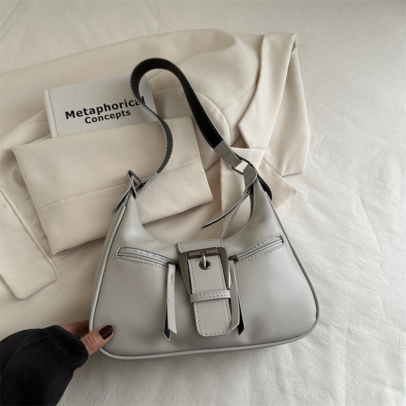 Retro Crescent Shoulder Bag