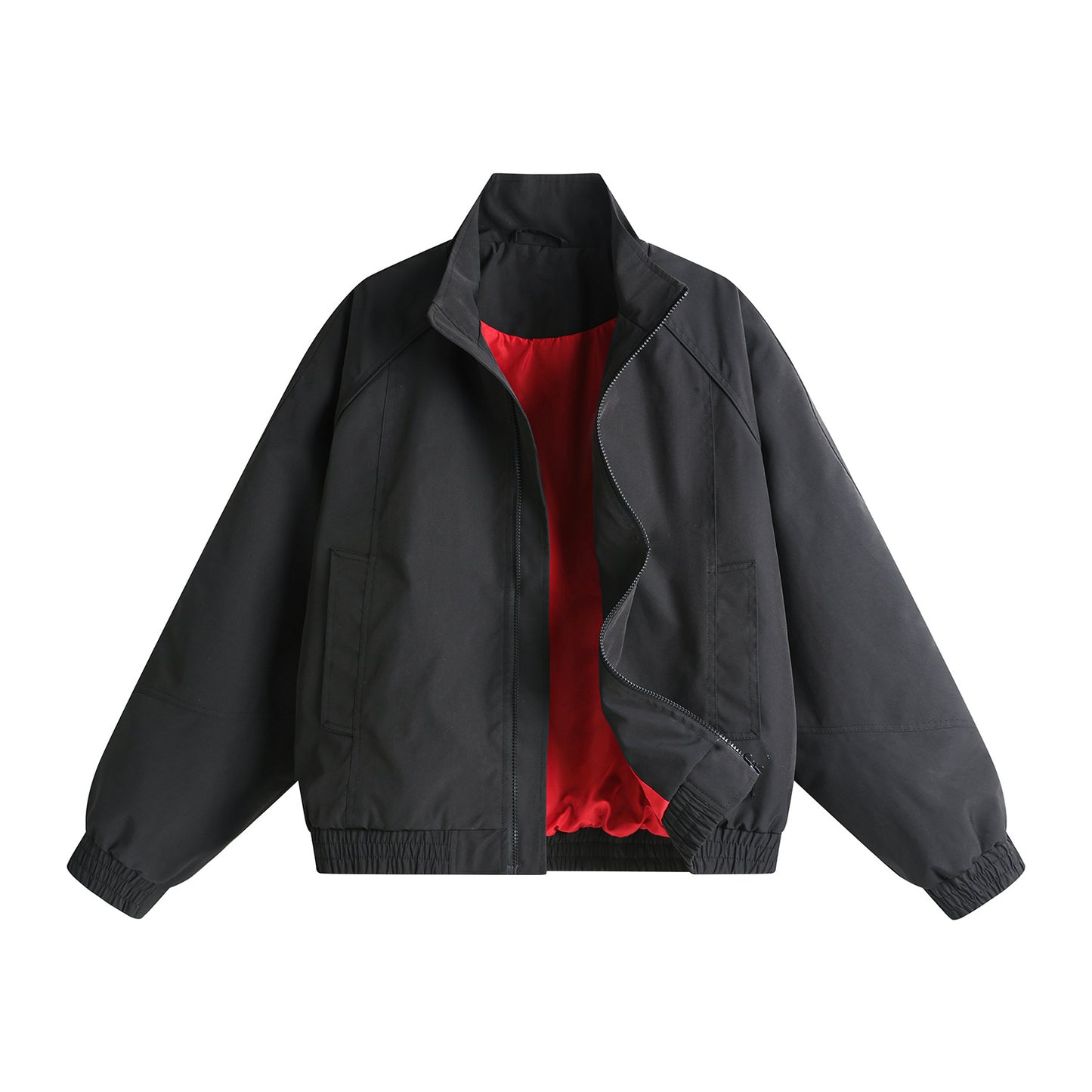 Mens Casual Stand Collar Jacket