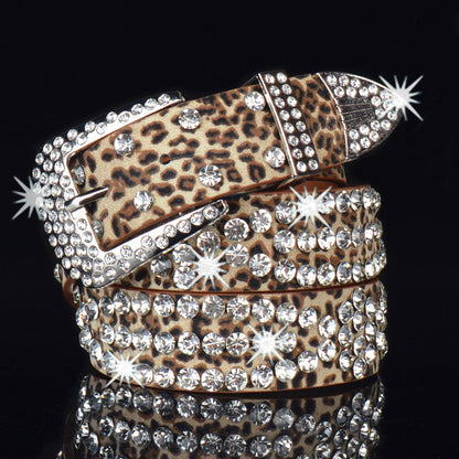 Rhinestone Decorative Waist Belt for Women