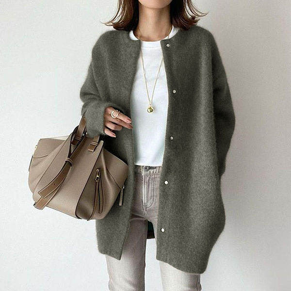 Womens Soft Knit Cardigan Jacket