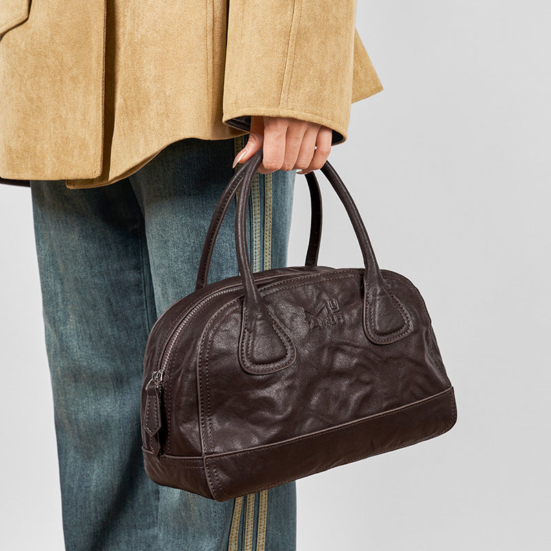 Genuine Leather Crossbody Shoulder Bag