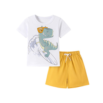 Kids' Outfit Set Summer Cartoon Children's Clothing Style Kids' Set
