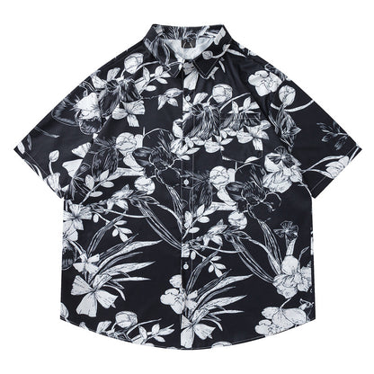 Men's  Sleeve Breathable Casual Handsome Short Sleeve Jacket Trendy