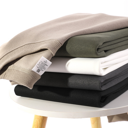 Mens Cotton Blend Pullover Sweatshirt