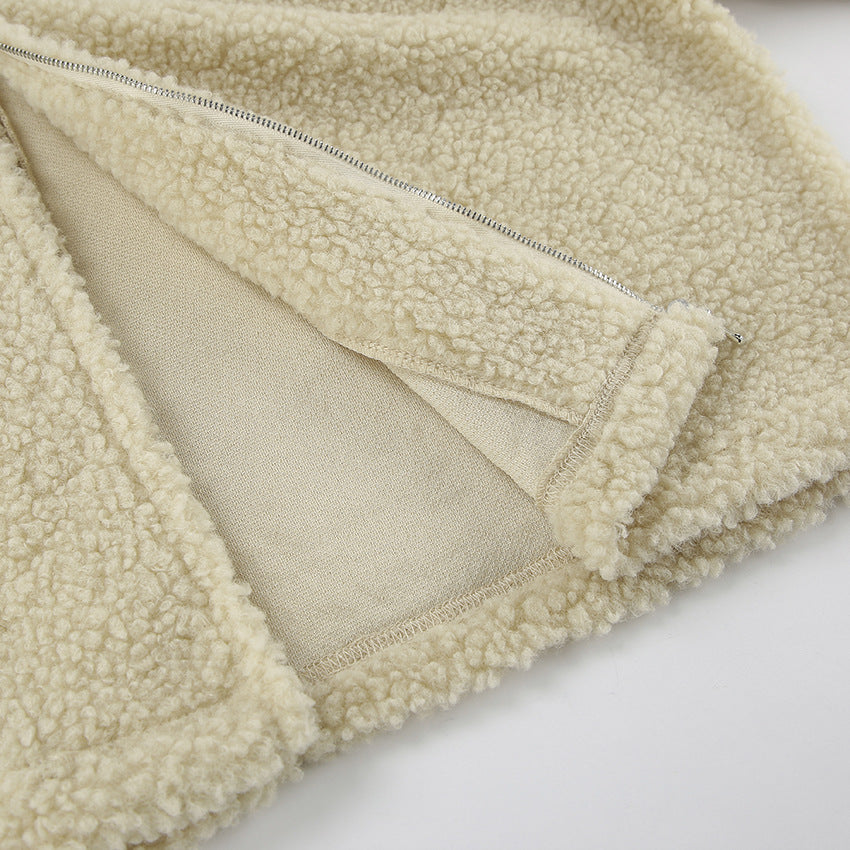 Europese en Amerikaanse herfst-winter Berber fleecejas