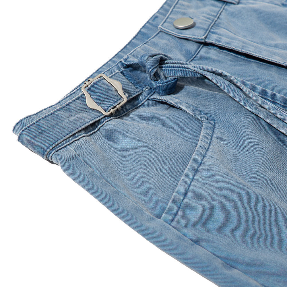 Pleated wide leg pants