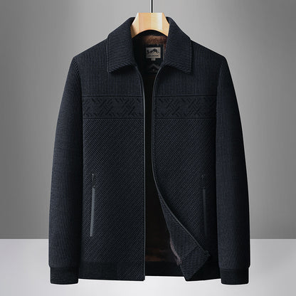 Men's chiffon thick-necked blazer