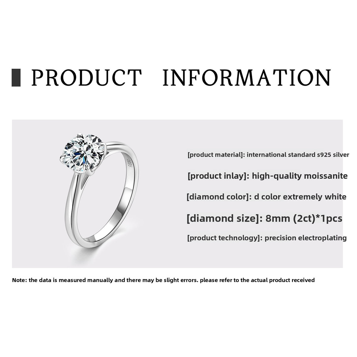 Classic Six-Claw Moissanite Ring