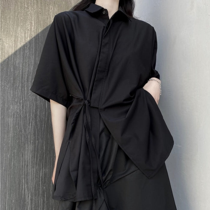 Summer new versatile short sleeved shirt t-shirt
