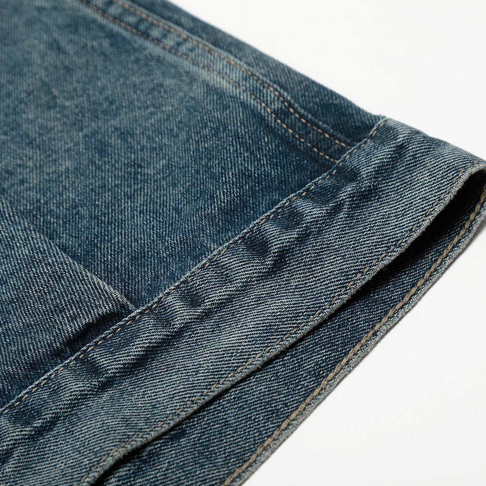Korte denimjack voor heren