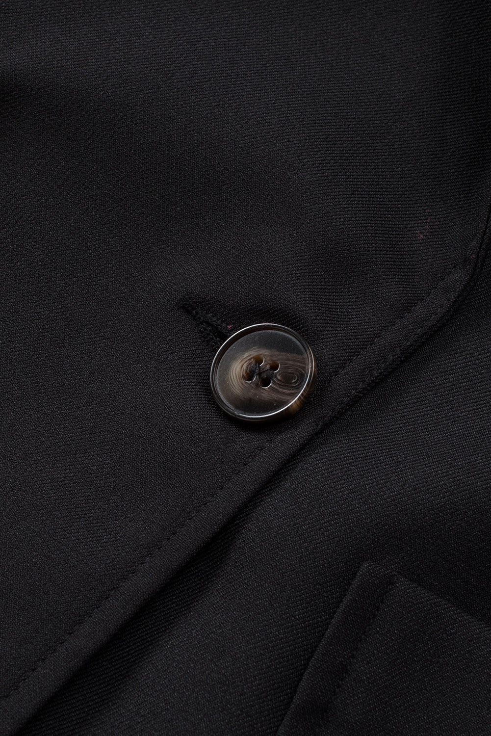 Apricot Buttoned Lapel Collar Blazer with Pocket