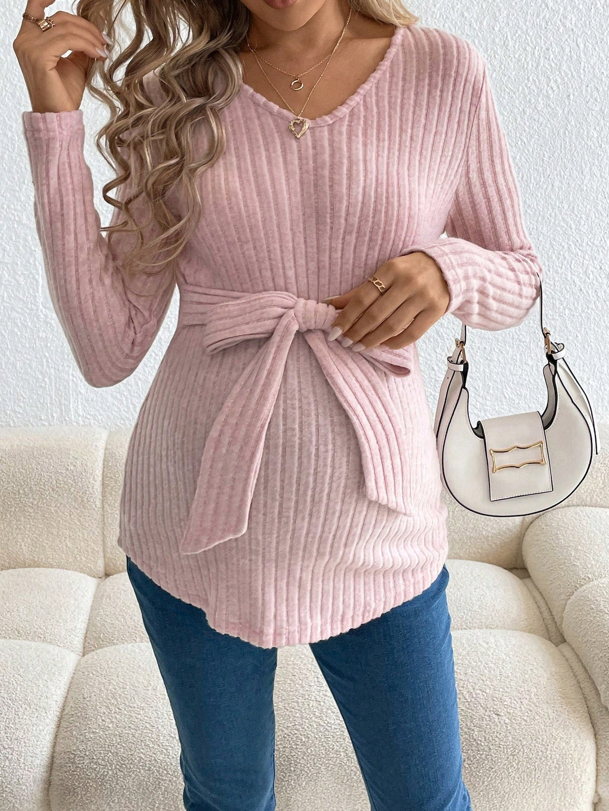 Maternity Knitwear Top