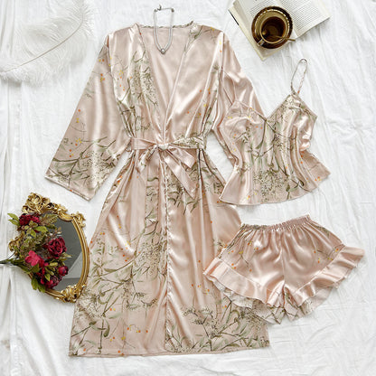 Women's sleepwear printed home suit set