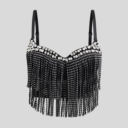 Luoqiu Country Halter Top with Built-in Bra for Women Summer