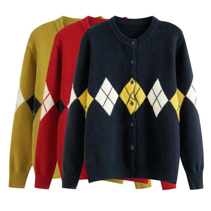 Modieus veelzijdig retro vest met ruitenprint