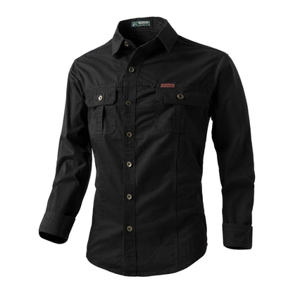 New Casual Loose Long-sleeved Work Shirt