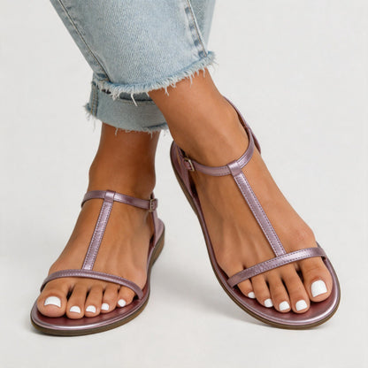 Women's Chunky Heel Roman Sandals