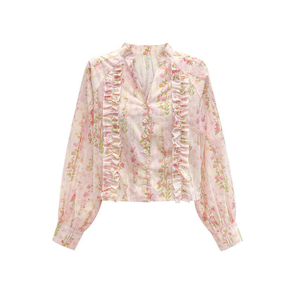 New floral shirt for women