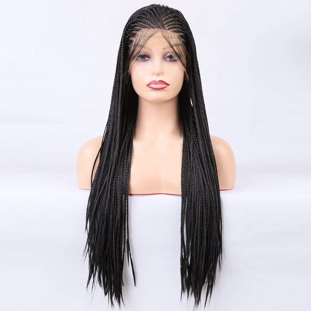 Gevlochten Lace Front Pruik
