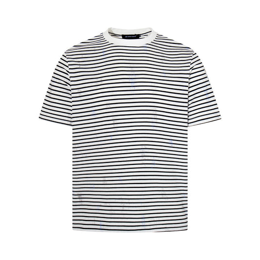 Striped short sleeved t-shirt
